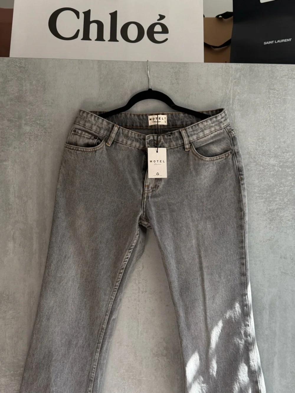 Motel Rocks Grey Boot-Cut Jeans - Picture 4 of 10